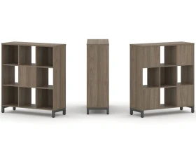 Набор стеллажа 2-х сторон., 3 яр. 1121x400x1248 Стайл Проджект / Style Project images