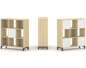 Набор стеллажа 2-х сторон., 3 яр. 1121x400x1248 Стайл Проджект / Style Project images