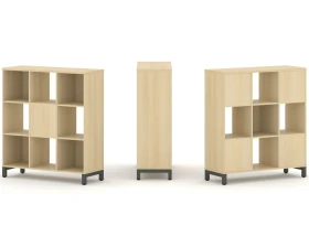 Набор стеллажа 2-х сторон., 3 яр. 1121x400x1248 Стайл Проджект / Style Project images