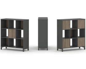 Набор стеллажа 2-х сторон., 3 яр. 1121x400x1248 Стайл Проджект / Style Project images