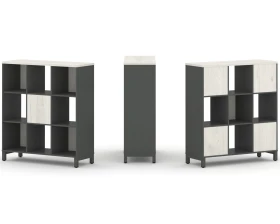 Набор стеллажа 2-х сторон., 3 яр. 1121x400x1248 Стайл Проджект / Style Project images