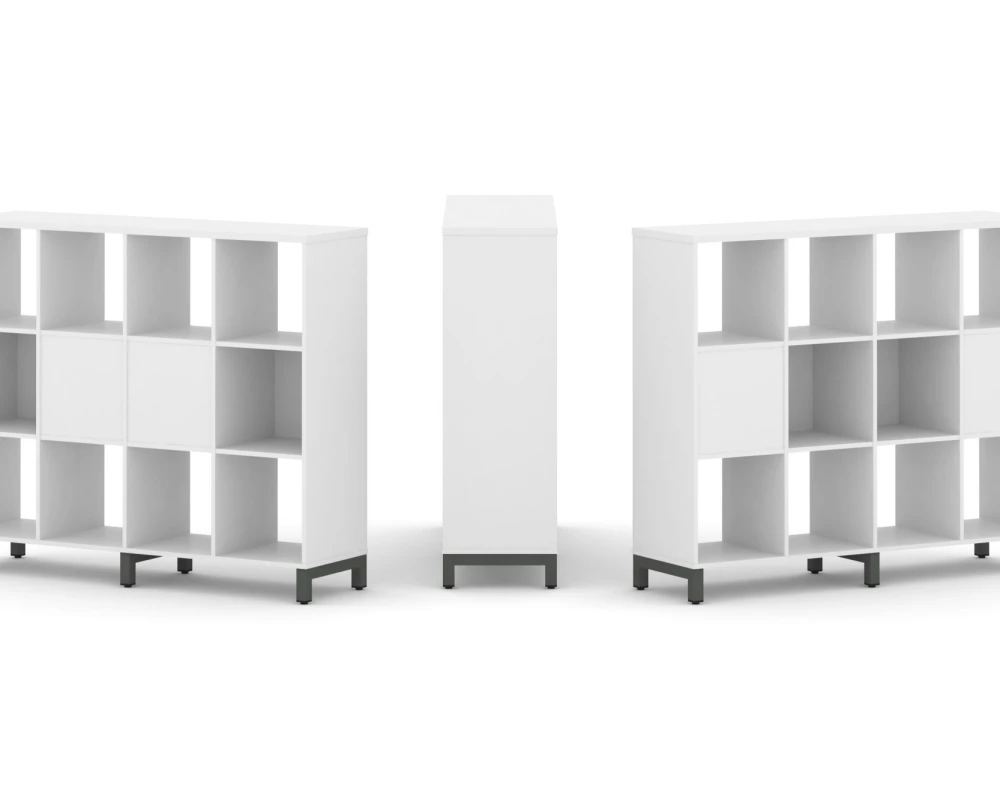 Набор стеллажа 2-х сторон., 3 яр. 1488x400x1248 Стайл Проджект / Style Project