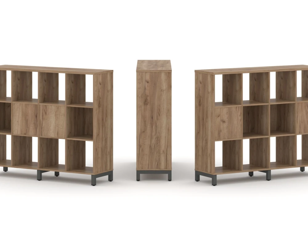 Набор стеллажа 2-х сторон., 3 яр. 1488x400x1248 Стайл Проджект / Style Project