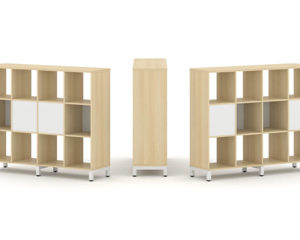 Набор стеллажа 2-х сторон., 3 яр. 1488x400x1248 Стайл Проджект / Style Project