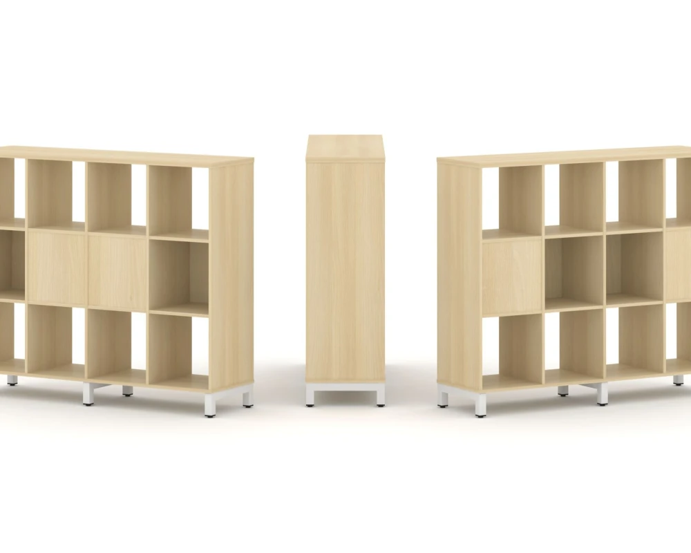 Набор стеллажа 2-х сторон., 3 яр. 1488x400x1248 Стайл Проджект / Style Project