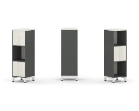 Набор стеллажа 2-х сторон., 3 яр. 387x400x1248 Стайл Проджект / Style Project images