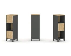 Набор стеллажа 2-х сторон., 3 яр. 387x400x1248 Стайл Проджект / Style Project images