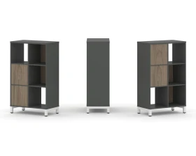 Набор стеллажа 2-х сторон., 3 яр. 754x400x1248 Стайл Проджект / Style Project images