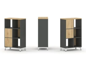 Набор стеллажа 2-х сторон., 3 яр. 754x400x1248 Стайл Проджект / Style Project images