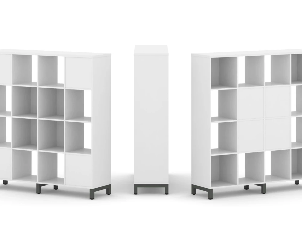 Набор стеллажа 2-х сторон., 4 яр. 1488x400x1615 Стайл Проджект / Style Project