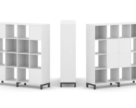 Набор стеллажа 2-х сторон., 4 яр. 1488x400x1615 Стайл Проджект / Style Project images