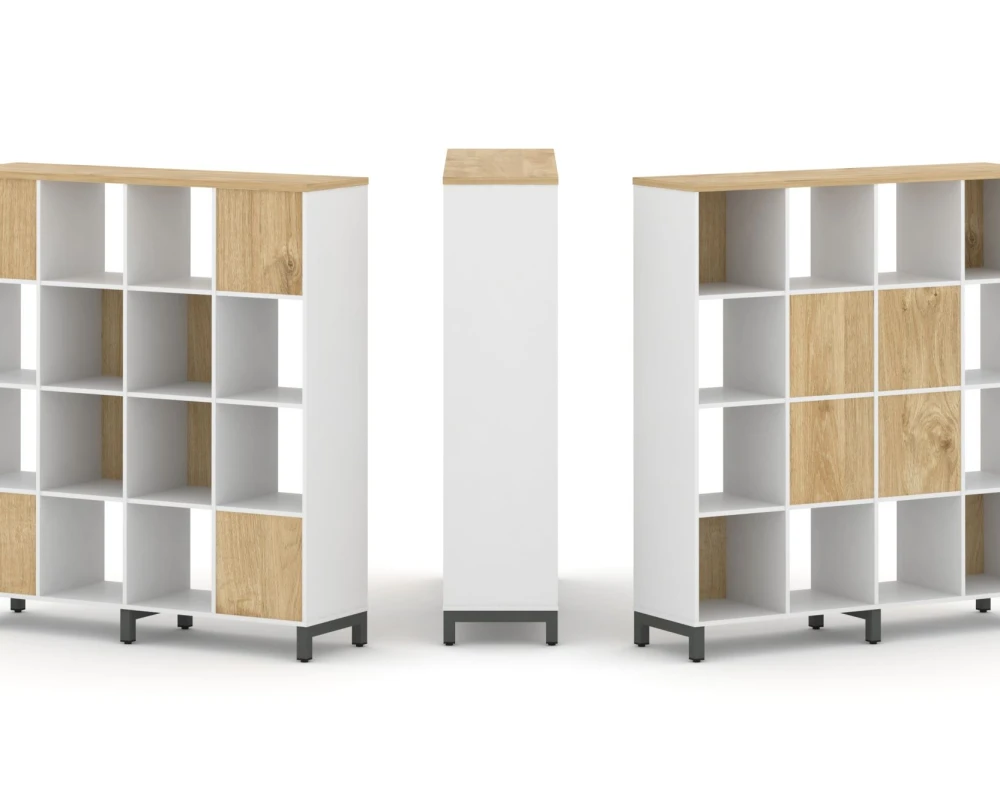 Набор стеллажа 2-х сторон., 4 яр. 1488x400x1615 Стайл Проджект / Style Project