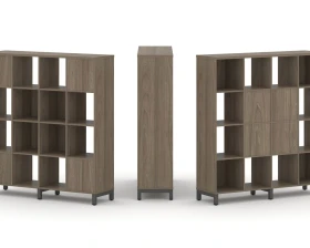 Набор стеллажа 2-х сторон., 4 яр. 1488x400x1615 Стайл Проджект / Style Project images