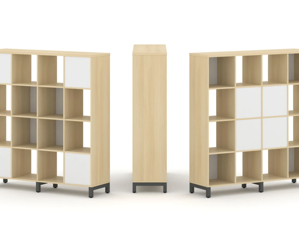 Набор стеллажа 2-х сторон., 4 яр. 1488x400x1615 Стайл Проджект / Style Project