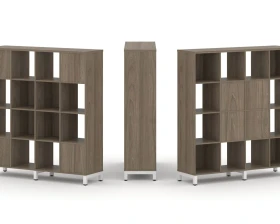 Набор стеллажа 2-х сторон., 4 яр. 1488x400x1615 Стайл Проджект / Style Project images