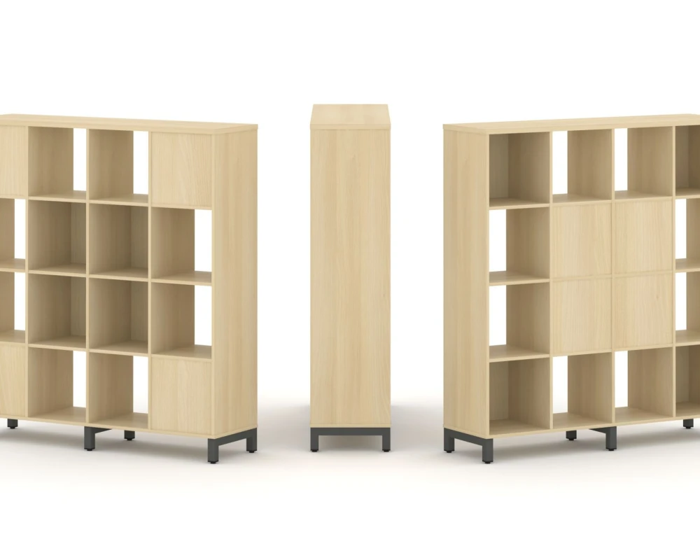 Набор стеллажа 2-х сторон., 4 яр. 1488x400x1615 Стайл Проджект / Style Project