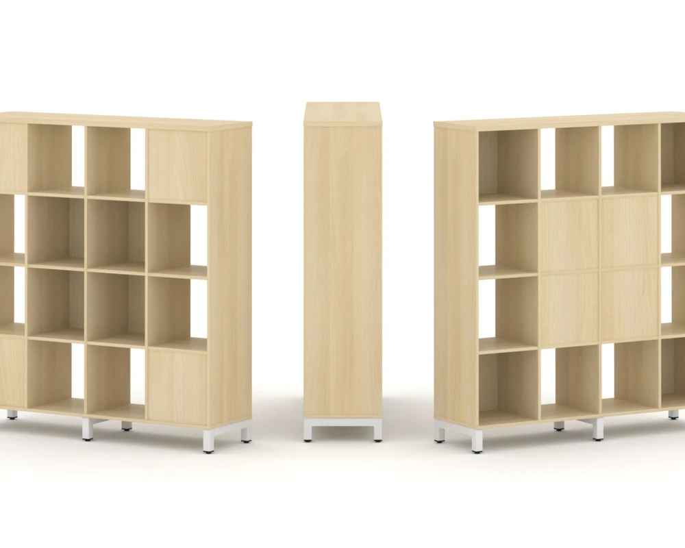 Набор стеллажа 2-х сторон., 4 яр. 1488x400x1615 Стайл Проджект / Style Project