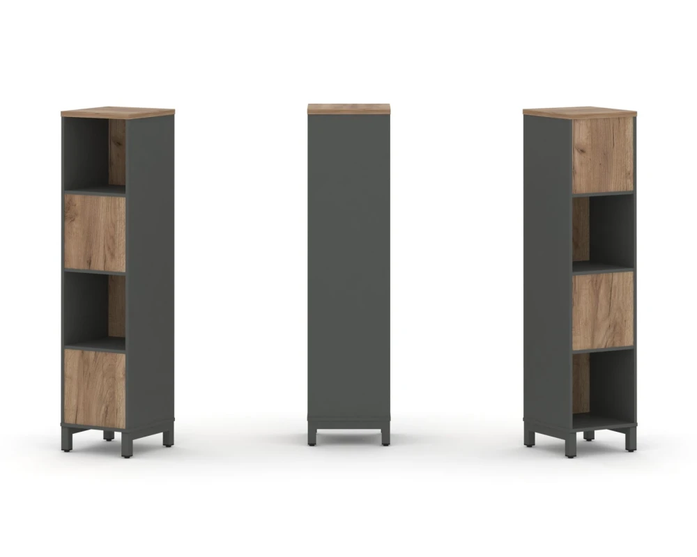 Набор стеллажа 2-х сторон., 4 яр. 387x400x1615 Стайл Проджект / Style Project