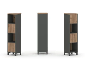 Набор стеллажа 2-х сторон., 4 яр. 387x400x1615 Стайл Проджект / Style Project images