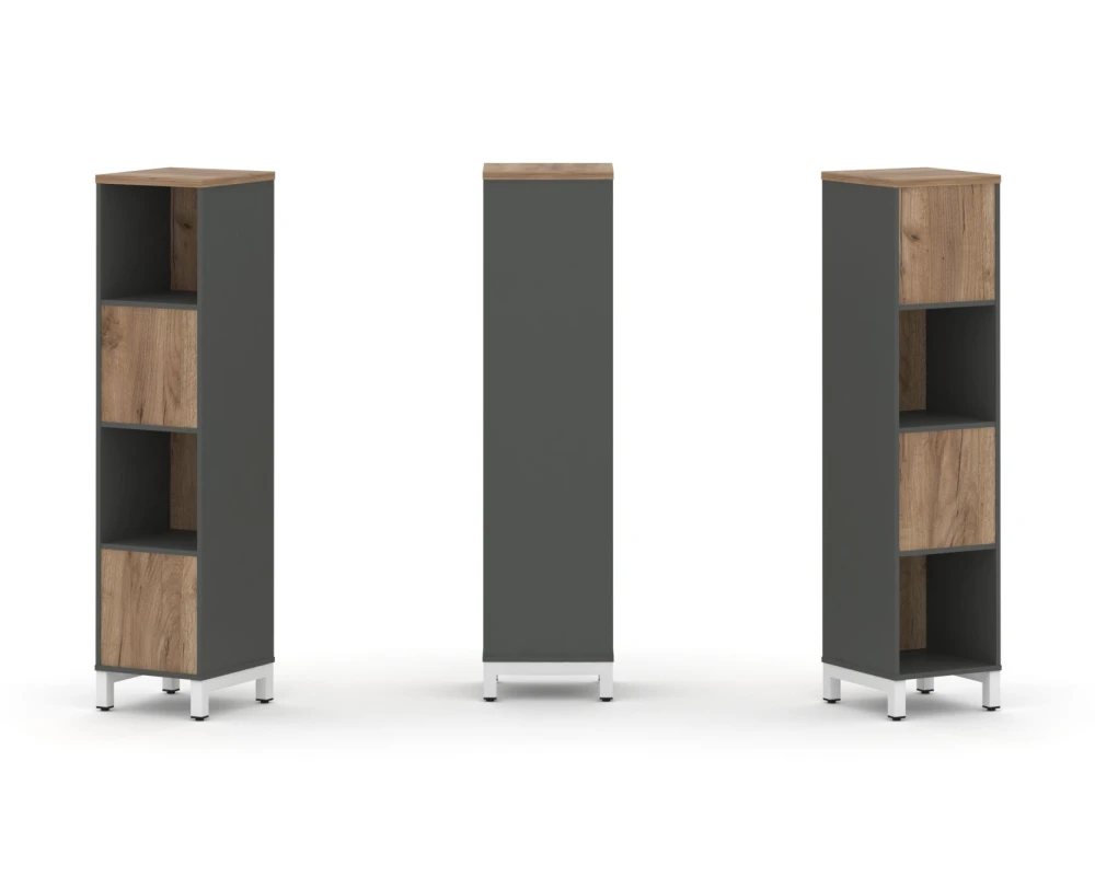 Набор стеллажа 2-х сторон., 4 яр. 387x400x1615 Стайл Проджект / Style Project