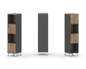 Набор стеллажа 2-х сторон., 4 яр. 387x400x1615 Стайл Проджект / Style Project images