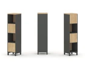 Набор стеллажа 2-х сторон., 4 яр. 387x400x1615 Стайл Проджект / Style Project images