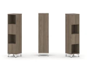 Набор стеллажа 2-х сторон., 4 яр. 387x400x1615 Стайл Проджект / Style Project images