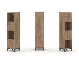 Набор стеллажа 2-х сторон., 4 яр. 387x400x1615 Стайл Проджект / Style Project images