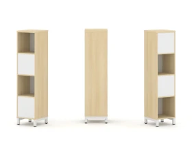 Набор стеллажа 2-х сторон., 4 яр. 387x400x1615 Стайл Проджект / Style Project images