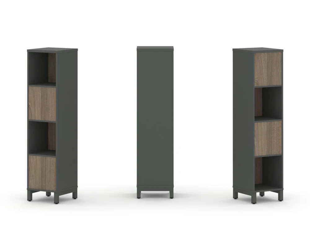 Набор стеллажа 2-х сторон., 4 яр. 387x400x1615 Стайл Проджект / Style Project