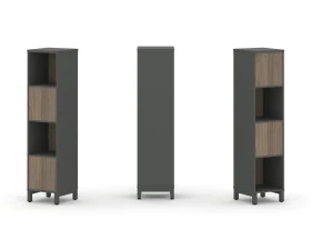 Набор стеллажа 2-х сторон., 4 яр. 387x400x1615 Стайл Проджект / Style Project images