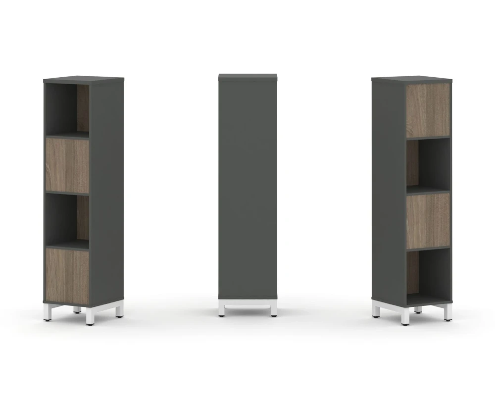 Набор стеллажа 2-х сторон., 4 яр. 387x400x1615 Стайл Проджект / Style Project