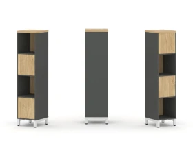 Набор стеллажа 2-х сторон., 4 яр. 387x400x1615 Стайл Проджект / Style Project images