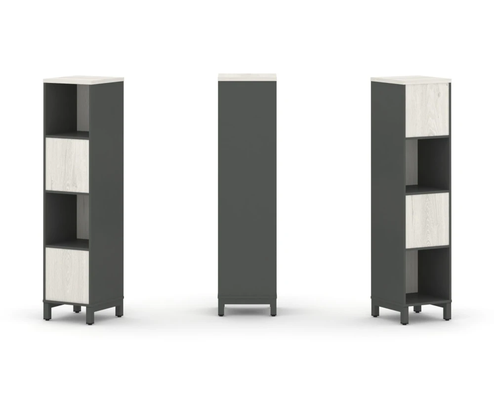 Набор стеллажа 2-х сторон., 4 яр. 387x400x1615 Стайл Проджект / Style Project