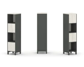 Набор стеллажа 2-х сторон., 4 яр. 387x400x1615 Стайл Проджект / Style Project images