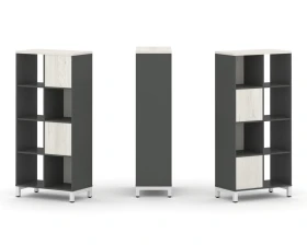 Набор стеллажа 2-х сторон., 4 яр. 754x400x1615 Стайл Проджект / Style Project images