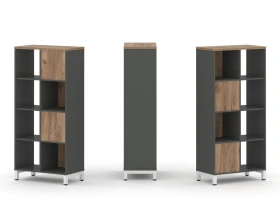 Набор стеллажа 2-х сторон., 4 яр. 754x400x1615 Стайл Проджект / Style Project images