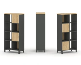 Набор стеллажа 2-х сторон., 4 яр. 754x400x1615 Стайл Проджект / Style Project images