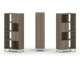 Набор стеллажа 2-х сторон., 4 яр. 754x400x1615 Стайл Проджект / Style Project images