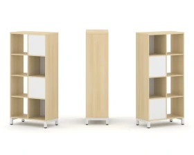 Набор стеллажа 2-х сторон., 4 яр. 754x400x1615 Стайл Проджект / Style Project images