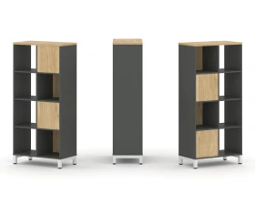 Набор стеллажа 2-х сторон., 4 яр. 754x400x1615 Стайл Проджект / Style Project images