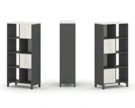 Набор стеллажа 2-х сторон., 4 яр. 754x400x1615 Стайл Проджект / Style Project images