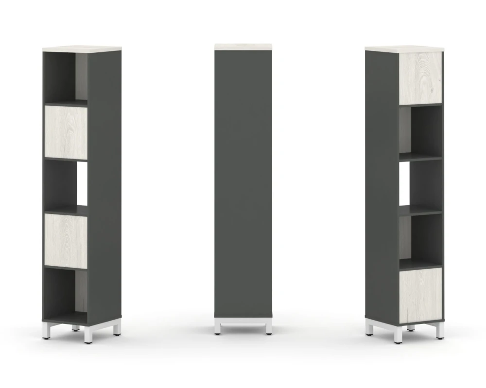 Набор стеллажа 2-х сторон., 5 яр. 387x400x1982 Стайл Проджект / Style Project