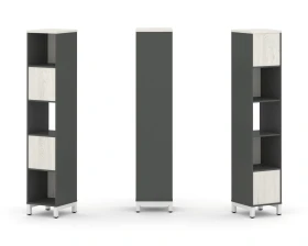 Набор стеллажа 2-х сторон., 5 яр. 387x400x1982 Стайл Проджект / Style Project images