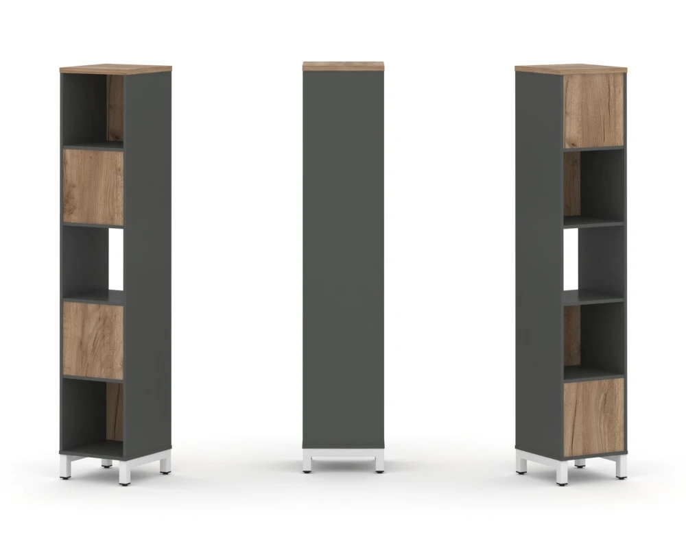 Набор стеллажа 2-х сторон., 5 яр. 387x400x1982 Стайл Проджект / Style Project