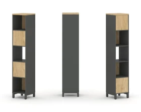 Набор стеллажа 2-х сторон., 5 яр. 387x400x1982 Стайл Проджект / Style Project images