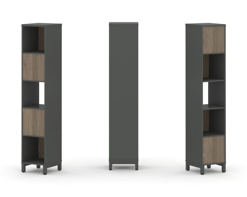 Набор стеллажа 2-х сторон., 5 яр. 387x400x1982 Стайл Проджект / Style Project