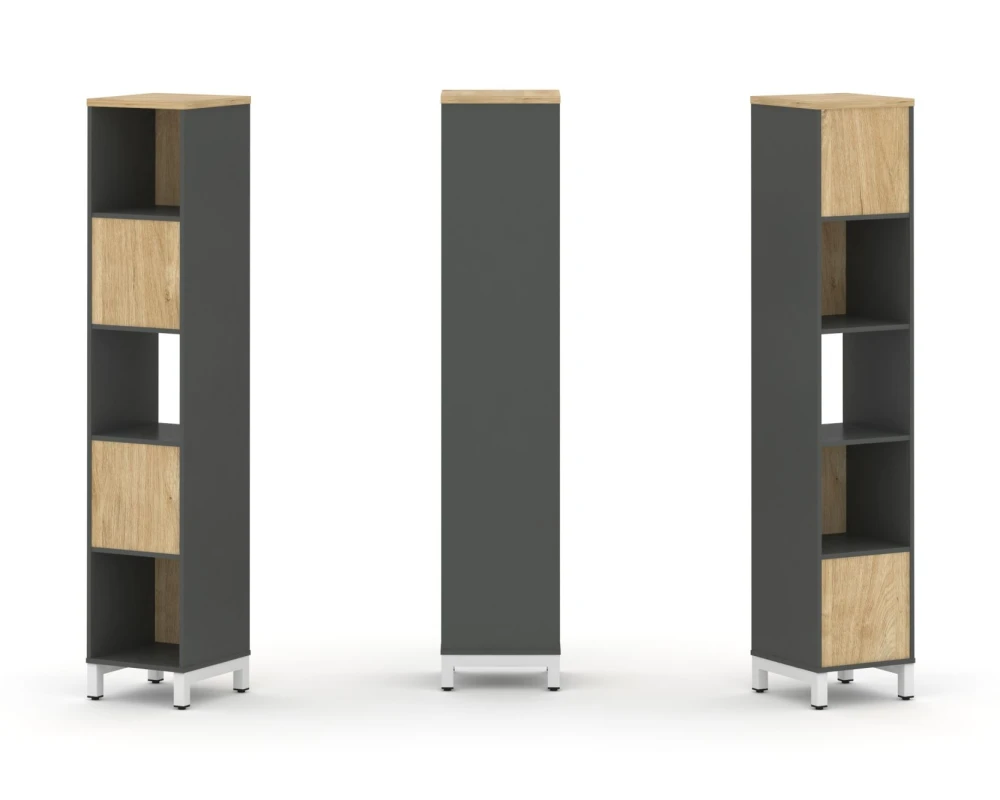 Набор стеллажа 2-х сторон., 5 яр. 387x400x1982 Стайл Проджект / Style Project