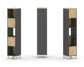 Набор стеллажа 2-х сторон., 5 яр. 387x400x1982 Стайл Проджект / Style Project images