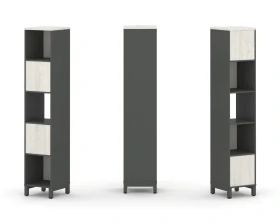 Набор стеллажа 2-х сторон., 5 яр. 387x400x1982 Стайл Проджект / Style Project images